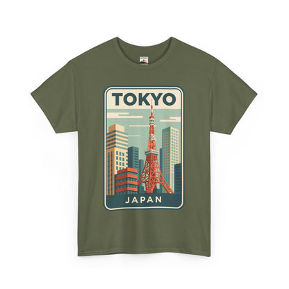 Tokyo Japan Unisex Heavy Cotton Tee