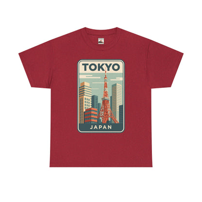 Tokyo Japan Unisex Heavy Cotton Tee