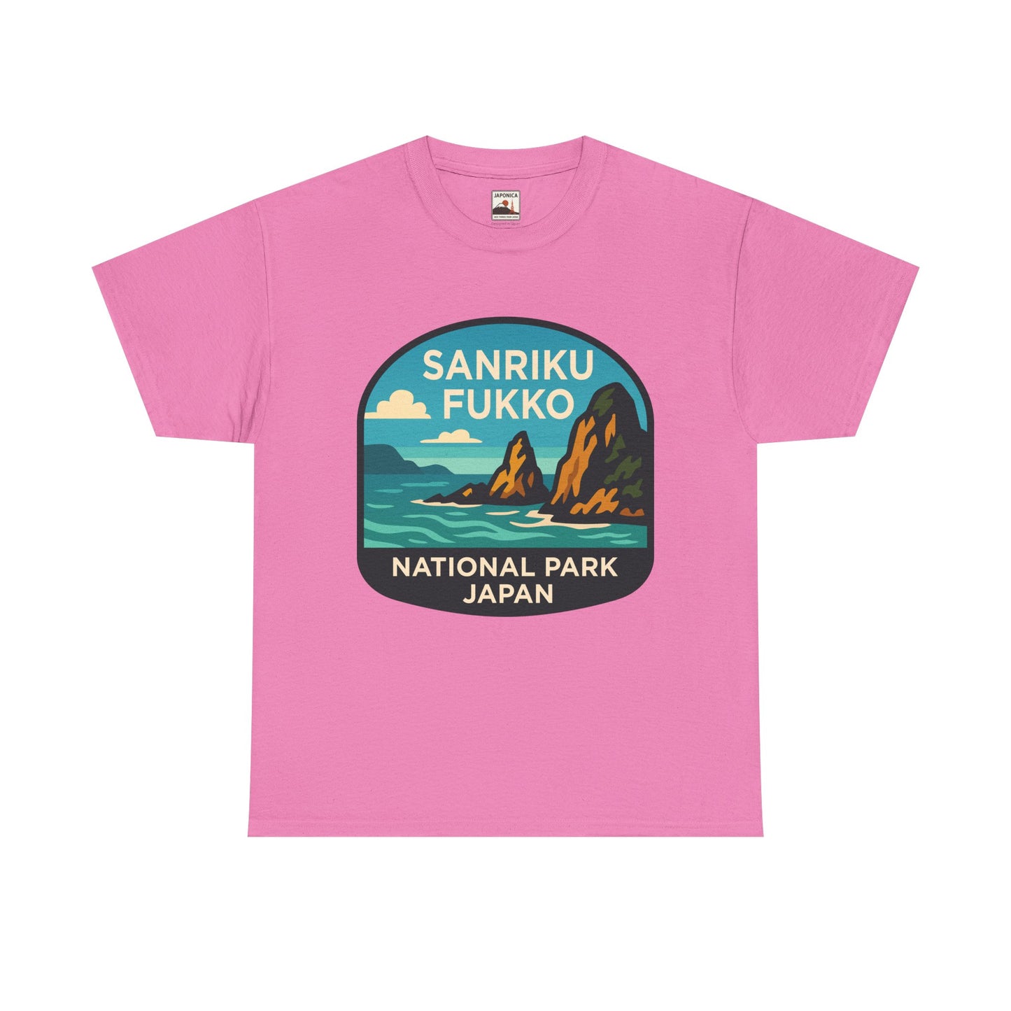 Sanriku - Fukko National Park Logo Unisex Heavy Cotton Tee