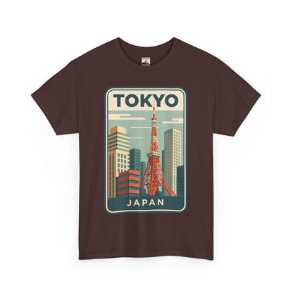 Tokyo Japan Unisex Heavy Cotton Tee