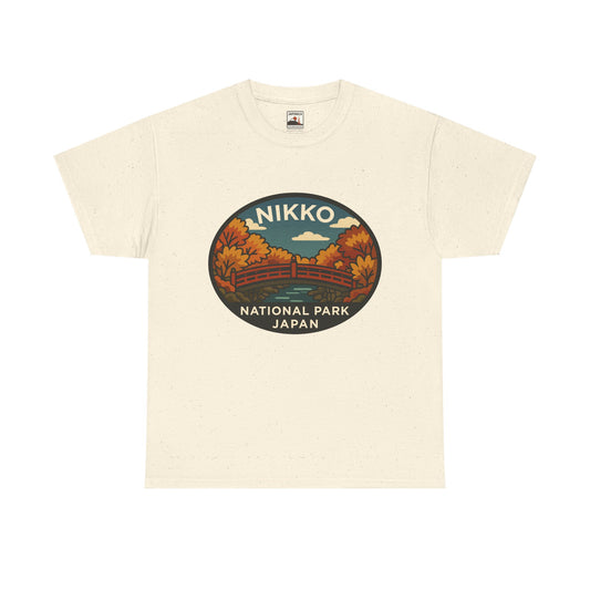 Nikko National Park Logo Unisex Heavy Cotton Tee